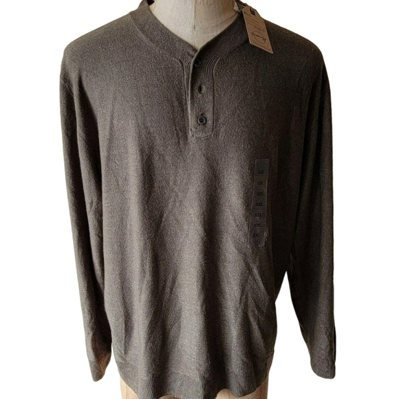 WEATHERPROOF Henley Sweater. Size XXL - Picture 3 of 9